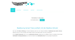 Desktop Screenshot of beatbox-schule.de